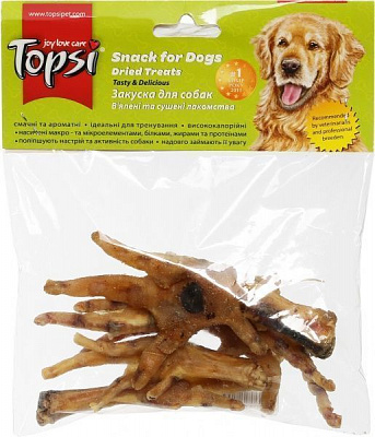 Ласощі Topsi Курячі лапки сушені 5 шт.