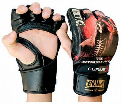 Рукавички для MMA Excalibur 680B SS19 р. M чорний