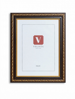 Рамка для фото Velista 30M-1198Nv 18х24 см коричневий із золотистим