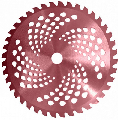 Нож дисковый X-Treme 40Т 40-зубый с победитовыми напайками красный