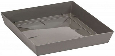 Піддон пластиковий Prosperplast Loftly square квадратний (70783-405) сірий