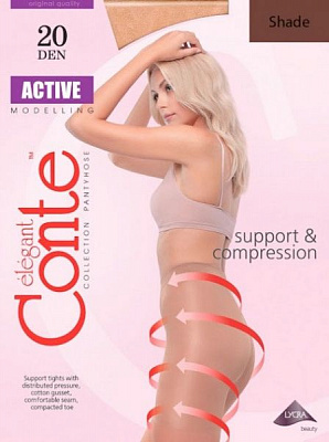 Колготки Conte Active 20 den shade р. 2 бежевий
