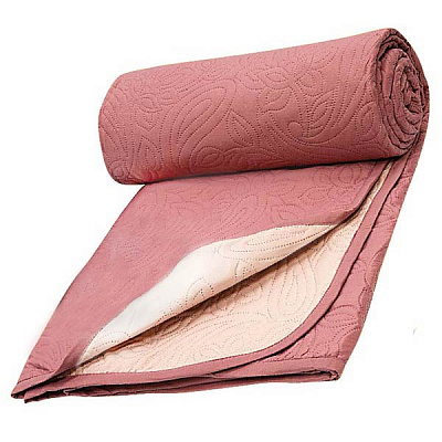 Покрывало Underprice 160x210 см розовое