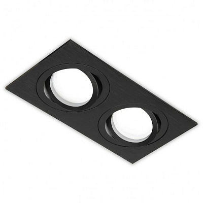 Светильник точечный Hopfen 50 Вт GU5.3 черный ALUM 1722 BK 
