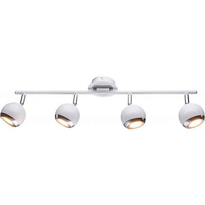 Спот Accento lighting 4x28 Вт GU10 хром/білий