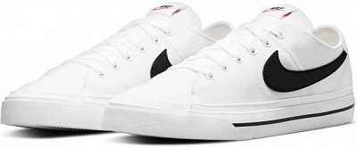 Кеды Nike Court Legacy Canvas CW6539-101 р. US 10,5 белый