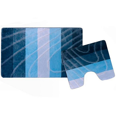 Набір килимків Vonaldi Colorline Bari Blue блакитний