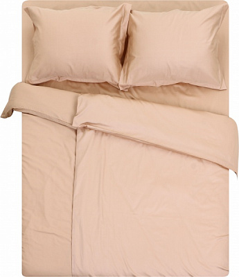 Комплект постельного белья Сатин Люкс семейный песочный Homeline 