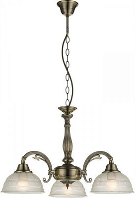 Люстра підвісна Globo Horus 3xE27 антична латунь 60207-3