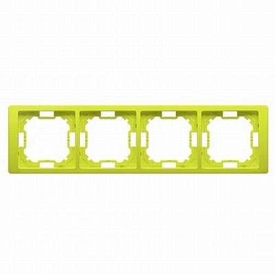 Рамка чотиримісна Basic Neos універсальна фісташковий BMRC4/036