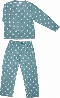Костюм домашний женский La Nuit Home Aqua Stars р. M мятный 