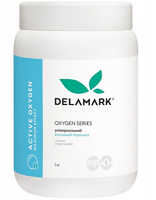Порошок для машинной и ручной стирки DeLaMark кислородный 1 кг