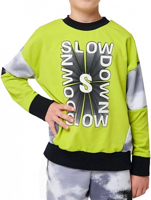 Джемпер для мальчика Smil р.128 салатовый 116559 