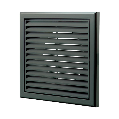 Гратка для вентиляції Вентс МВ 120 Вс пластик антрацит