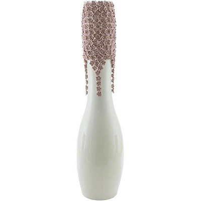 Ваза декоративная Пина розовая 75 см