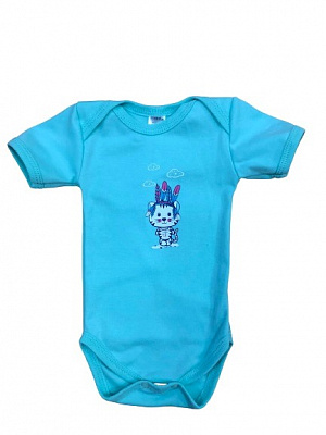 Боди унисекс Bambinelli бирюзовый р.80 бирюзовый Б300-5 