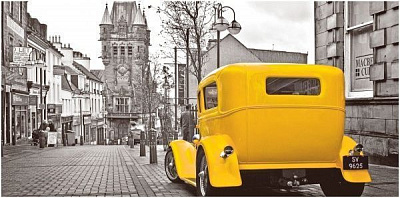 Плитка Tiger Желтая машина 29,7x60 