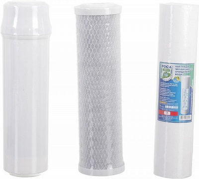 Комплект картриджей Роса трио для жесткой воды (511 + 541 +551) 575 310 490 