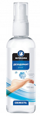 Дезодорант BLYSKAVKA для ног 100 мл