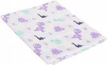 Пеленка Home Line Динозаврики 90х110 см фиолетовый 155972 