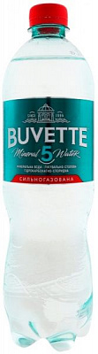 Вода минеральная Buvette №5 сильногазированная 0,75 л 