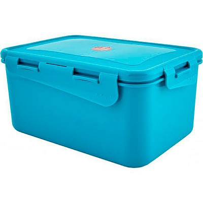 Контейнер пластиковий Алеана 169031 «Вінтаж» 0,65 л бірюзовий 80x105x170 мм