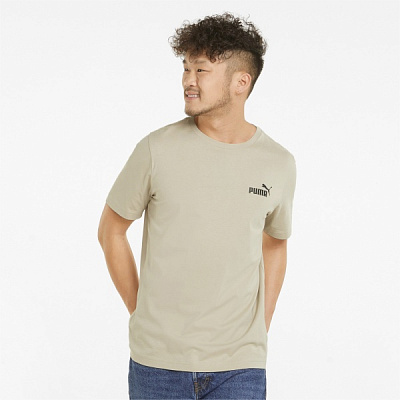 Футболка Puma ESS Small Logo Tee 58666964 р.M бежевий