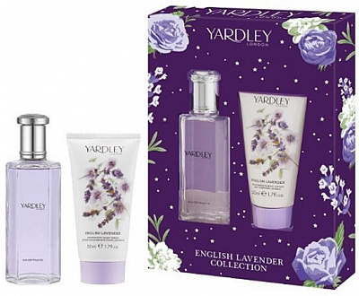 Набор для женщин Yardley Туалетная вода Lavender 50 мл и Лосьон для тела Lavender 50 мл