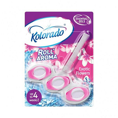 Туалетный блок Kolorado Roll Aroma Exotic Flovers 51 г 
