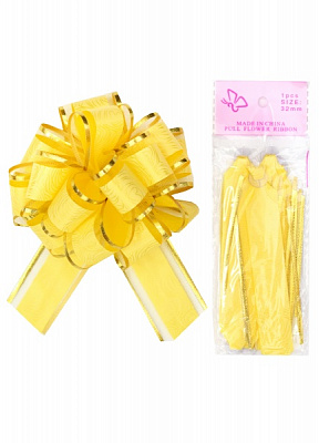 Бантики свет желтый 18875 3 см 0,83 м желтый 