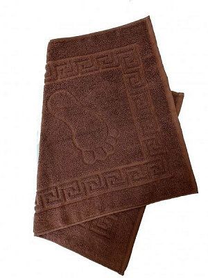 Килимок для ніг коричневий 50x70 см Textilia