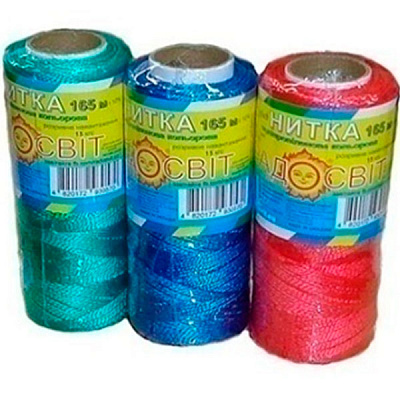 Шпагат поліпропіленовий Радосвіт 100 ктекс 1х3 165 м колір в асортименті