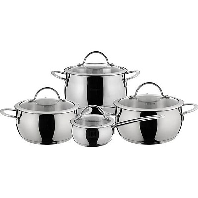 Набор кастрюль Flamberg Intra 8 предметов