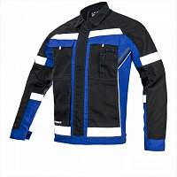 Куртка робоча ArtMaster р. 54 р. L зріст універсальний PROF-REF BLUE чорний із синім