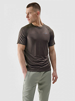 Футболка 4F TSHIRT FNK M1217 4FWSS25TFTSM1217-81S р.S коричневий