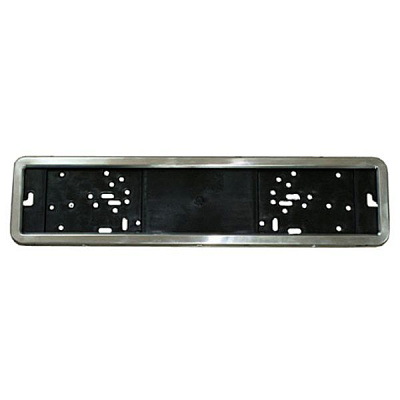 Рамка под номерной знак металлизированная Vitol РН-50050