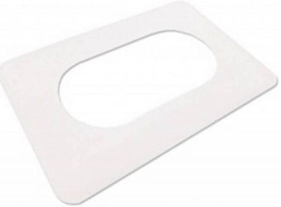 Рамка двухместная Техноэлектропласт защитная под выключатель/розетку универсальная прозрачный