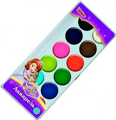 Акварель медова Принцеса Софія 12 кольорів Міцар+