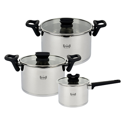 Набор кастрюль Krauff Elegance 6 предметов 26-247-025