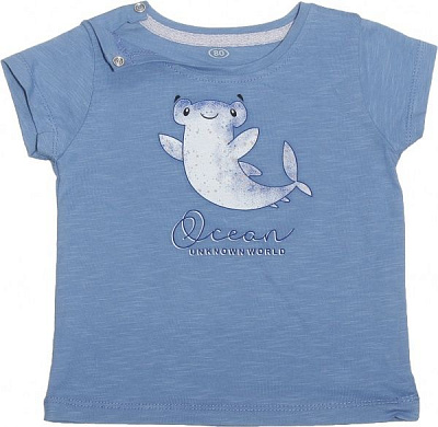 Футболка для мальчиков Фламинго р.86 джинс 569-123 