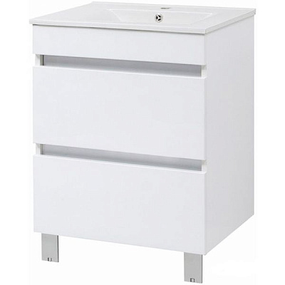 Тумба підлогова Сансервіс Еліт-725-N біла під умивальник Еліт-725