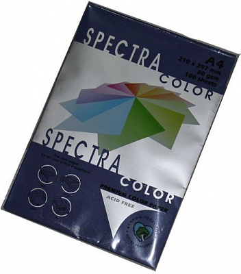 Папір кольоровий Spectra Color A4 80 г/м 100 аркушів темно-синій