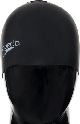 Шапочка для плавання Speedo Plain Moulded Silicone Junior 8-709900001 one size чорний