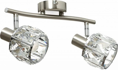 Спот Accento lighting ALIN-Geneva-2 2x40 Вт E14 сатин 