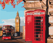 Картина по номерам Лондонский уголок BS32849 40x50 см Brushme 