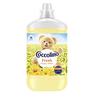 Кондиціонер для білизни Coccolino свіжість та м’якість з нотами апельсина, жасмину та седарвуду 1,702 л