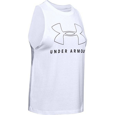 Майка Under Armour SPORTSTYLE GRAPHIC MUSCLE SL 1355648-100 L білий