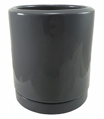 Горщик керамічний Резон Цикорій круглий 3,3 л сірий (Р277сір)