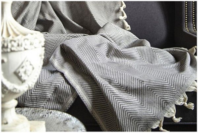 Плед decon grey 170x230 см серый Issimo 