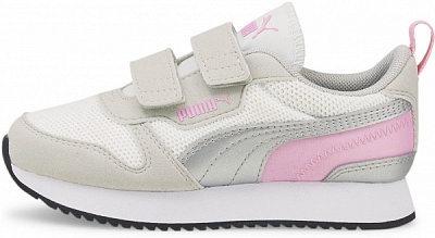 Кроссовки Puma R78 V PS 37361726 р.UK 2,5 белый с розовым